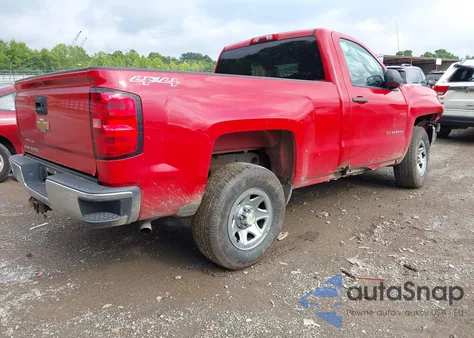 2014 Chevrolet Silverado 1500 Work Truck 2Wt из США, поврежденный, VIN 1GCNKPEC6EZ239955